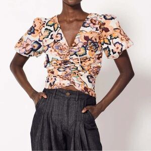 NWT - Cleobella Delphina Top in Desert Floral - Size XS